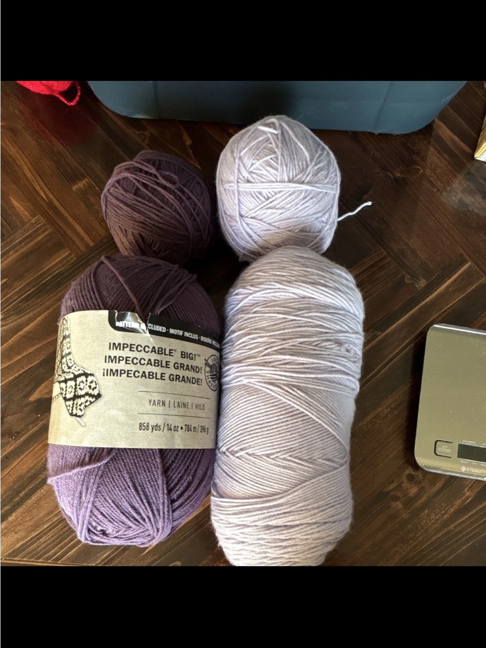 Big! Soft Lavender & Purple Yarn Bundle